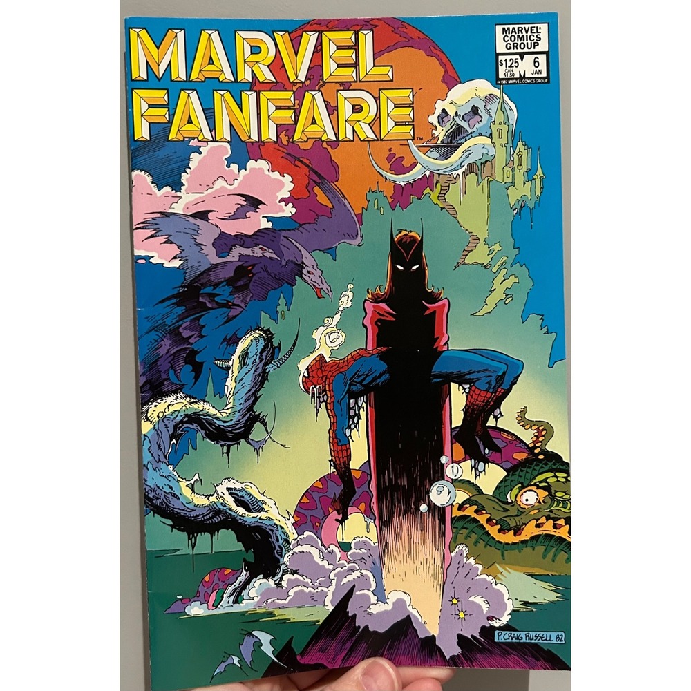 Comic Marvel Fanfare 6 Spider-Man Scarlet Witch Dr Strange P. Craig Russell 1983